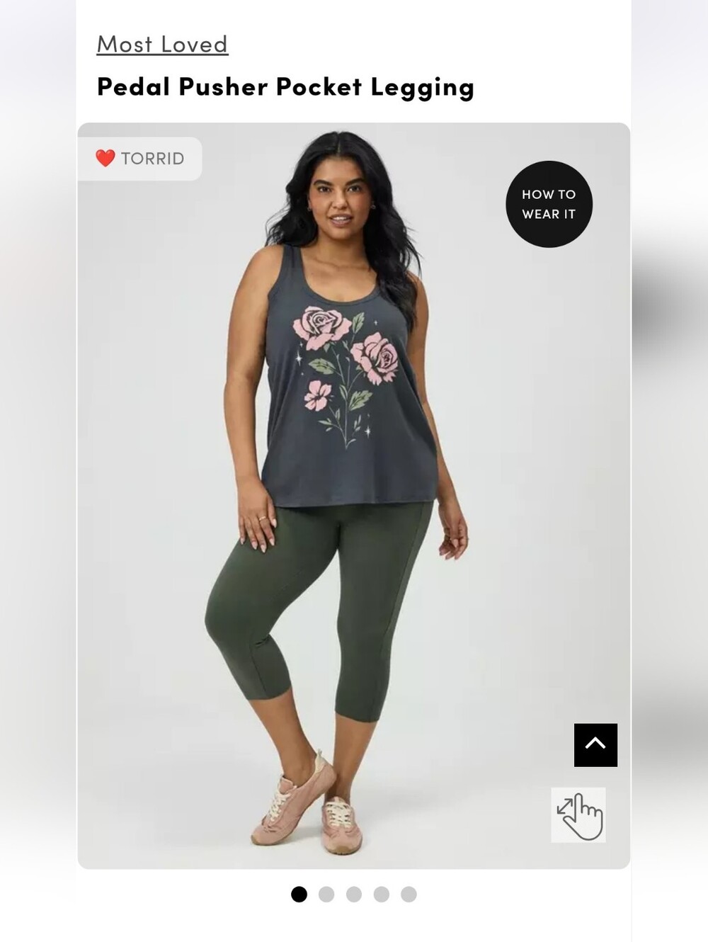 Torrid Olive Pedal Pusher Leggings